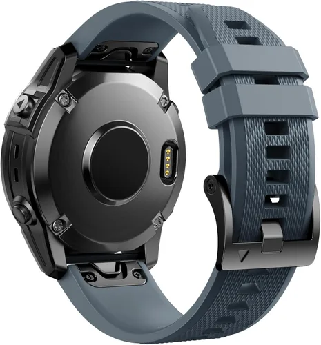 Miniatura 3 de ANCOOL - Correa para Garmin Fenix 5, de ajuste fácil, de silicona suave de 22 mm de ancho, correa de reloj para Garmin Fenix 5