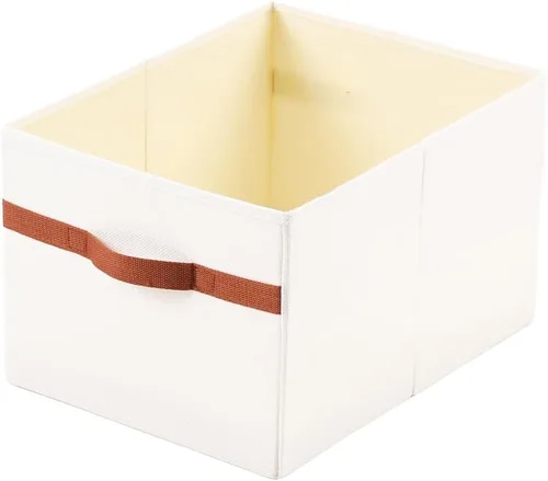 Miniatura 16 de ALYER Organizador de almacenamiento plegable de tela con asas, contenedor para dormitorio, oficina, armario, bebés, guardería, juguetes, libros
