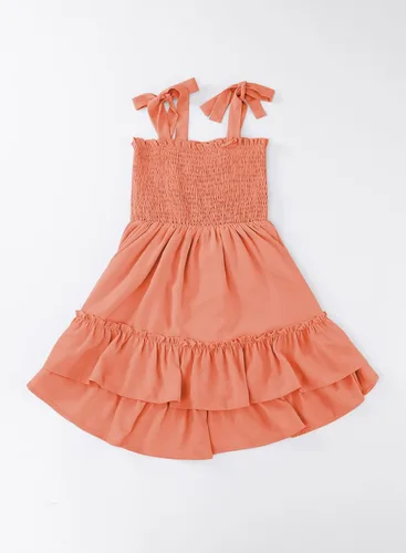 Miniatura 8 de blibean Vestido de verano con tirantes para niñas de 4 a 13 años