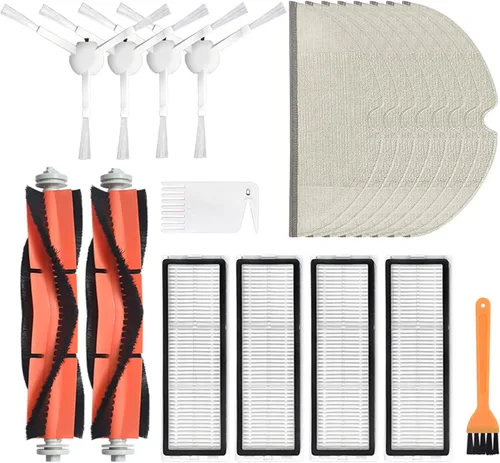 Miniatura 6 de Filtro de repuesto para cepillo principal y cepillo lateral para aspiradoras Xiaomi Mijia 1C