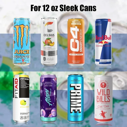 Miniatura 3 de 4 paquetes de fundas aisladas para latas delgadas de 12 onzas, con relieve en panal, fundas aisladas de neopreno para latas delgadas de refresco