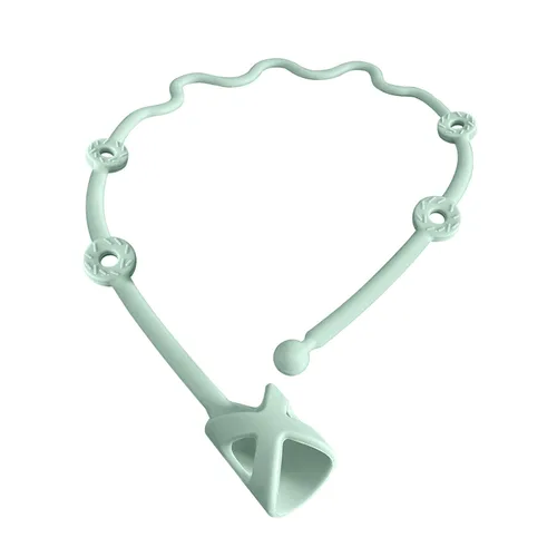 Miniatura 15 de Soporte de Correa para Cucharas de Bebé Clip para Chupete Accesorios para Silla Alta-Gelinor Suministros de Alimentación de Destete Dirigido por