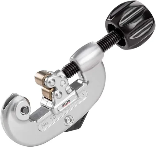 RIDGID 32910 Modelo 10 cortador de tubería de alimentación de tornillo, cortador de tubo de 1/8 pulgadas a 1 pulgada