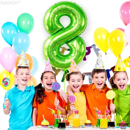 Miniatura 824 de KatchOn, Globo grande azul número 2 de 40 pulgadas Decoraciones de cumpleaños de Baby Shark para niño de 2 años Globo azul número 2 Globo