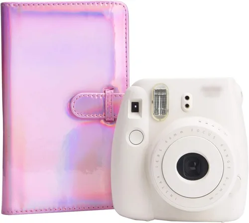 Miniatura 4 de Sunmns Álbum de fotos de piel sintética compatible con Fujifilm Instax Mini 12 11 9 8 90 8+ 26 7s película de cámara instantánea, Polaroid Snap Zip