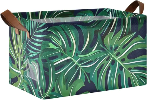 Miniatura 30 de senya Cesta de almacenamiento 1 unids grande plegable bolsa de ropa rectangular plegable tela cesta de lavandería plegable cubo de lavado plegable