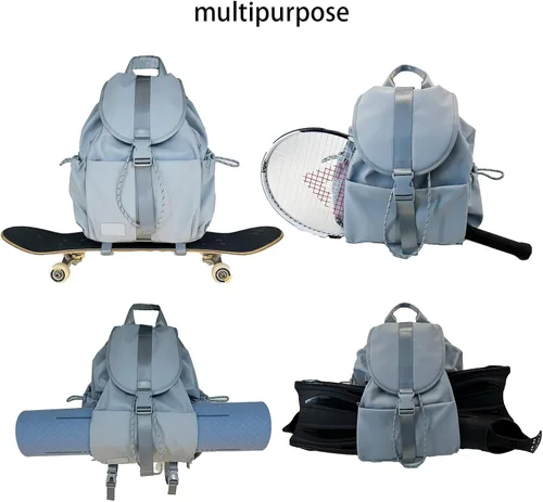 Miniatura 3 de EKE Mochila deportiva para gimnasio, yoga, tenis, regalo deportivo, versátil, para viajes, viajes, natación, patineta, bádminton, casual