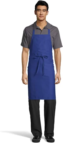 Miniatura 12 de Uncommon Threads Delantal con peto de restaurante clásico unisex para uniforme de trabajo