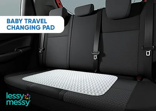 Miniatura 6 de Cambiador de pañales portátil – Cambiador de viaje impermeable extra grande Lavable a máquina y apto para secadora Cambiador de bebé lavable