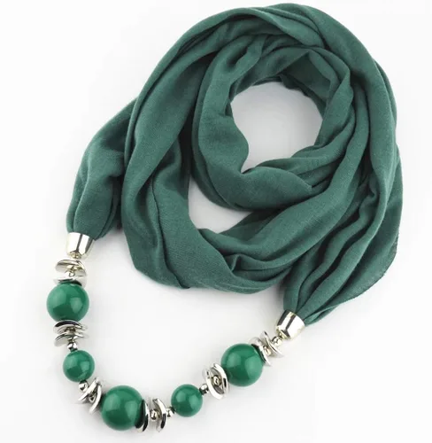 Miniatura 2 de W-FIGHT - Collar para mujer, diseño de bufanda, color sólido