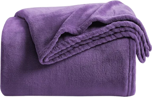 Miniatura 10 de KMUSET Manta de Tiro Súper Suave Premium de Franela de Forro Polar Sedosa Tamaño de Tiro Beige Microfibra Manta Ligera para Uso en Todas