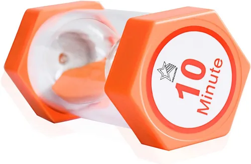 Miniatura 3 de XINBAOHONG Temporizador de arena de reloj de arena, reloj de arena de plástico, temporizador de cristal de arena para juegos de niños, aula, hogar