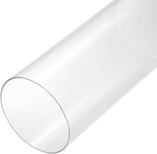Miniatura 7 de MECCANIXITY Tubo de acrílico transparente rígido redondo 214mm(8.4") DI 220mm(8.7") DE 14" para lámparas y linternas, sistema de refrigeración por