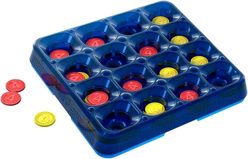 Miniatura 4 de Connect 4 Frenzy Game Discos de rebote 4 The Win Juegos de fiesta familiar para niños, adolescentes y adultos A partir de 8 años 2 a 6
