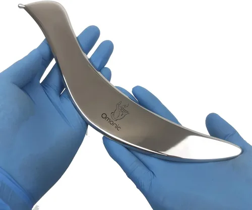 Miniatura 4 de Herramienta IASTM grande de acero inoxidable Gua Sha Guasha Masaje Raspador de Liberación de Fisioterapia Herramientas de Movilización de Tejidos