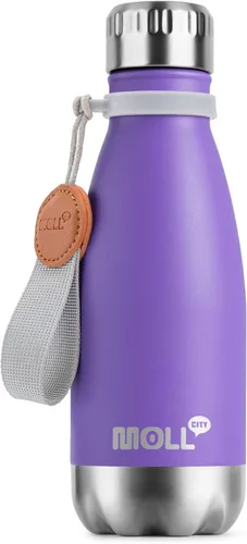 Miniatura 24 de Botella de agua para niños, botella de agua deportiva de acero inoxidable de 12 onzas con aislamiento al vacío para la vuelta a la escuela, botella