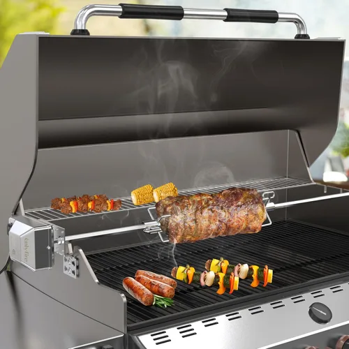 Miniatura 6 de Onlyfire 6002 Tenedores de carne asador (1 par) para parrillas, se adapta a varillas hexagonales de 1/2 pulgada y 3/8 pulgadas y 5/16 pulgadas