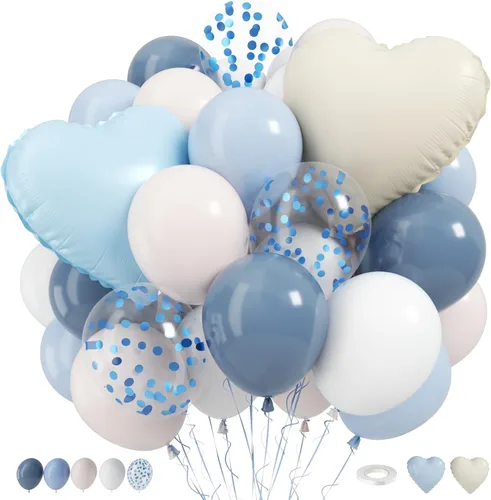 Miniatura 14 de Globos de fútbol, globo de látex marrón salvia de 12 pulgadas con globos de papel de aluminio impresos de fútbol, decoraciones de fiesta de fútbol