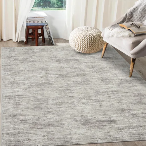 Miniatura 21 de RUGSREAL - Tapete pequeño de 2x3 con base de goma, resistente a las manchas, moderno, color liso, contemporáneo lavable, para la entrada, sala