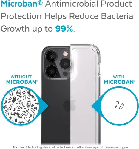 Miniatura 6 de Speck Funda MagSafe para iPhone 13 Pro, protección contra caídas y cámara, funda transparente para teléfono, compatible con carga inalámbrica