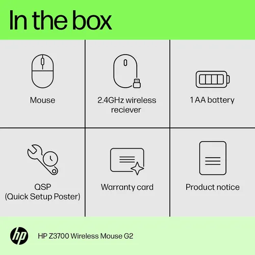 Miniatura 5 de Ratón inalámbrico azul HP Z3700