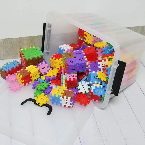 Miniatura 3 de Cand Juego de 1 contenedor de almacenamiento con tapa de plástico de 12 cuartos de galón con mango negro, cajas de pestillo