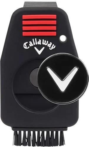 Callaway Herramienta de limpieza de rendimiento de ranura combinada CNC de golf y marcador de bolas