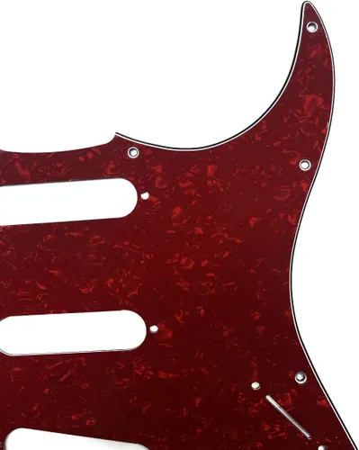 Miniatura 4 de KAISH - Golpeador de 11 agujeros estilo ST/Strat SSS con placa trasera ST y cubierta de trémolo para Stratocaster de EE. UU./México/Strat en perla