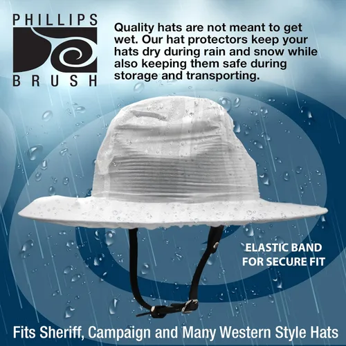 Miniatura 5 de Phillips Brush Funda protectora reutilizable para gorro de lluvia y bolsa de transporte