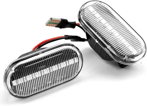 Miniatura 7 de 1 par de luces de marcador de guardabarros delanteros dinámicos LED marcadores laterales compatibles con Nis-san 350Z Z33 Frontier D40 Cube Z11