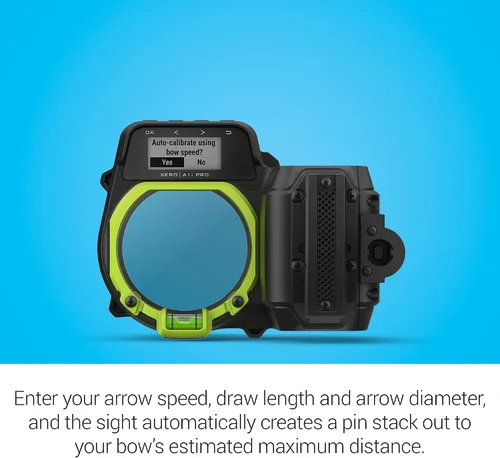 Miniatura 4 de Garmin Xero A1i PRO - Mira digital de rango automático para zurdos con microajustes para elevación, viento y más