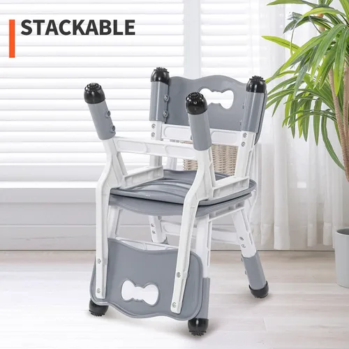 Miniatura 6 de UNICOO Silla para niños, silla de aula para niños adecuada para el aula familiar, preescolar, guardería, sala de juegos, silla infantil de altura