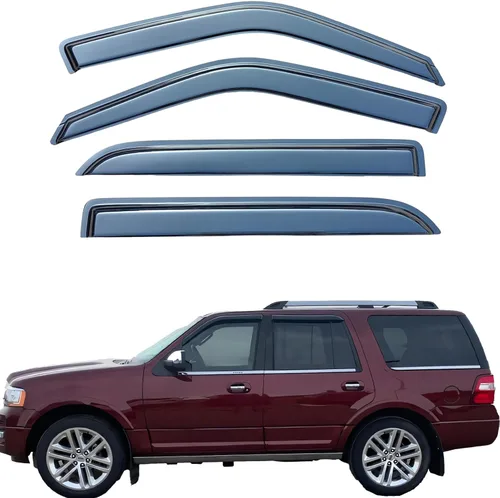 Miniatura 26 de Viseras adhesivas para ventana, protectores de lluvia compatibles con Honda Civic Hatchback 2022-2025, visera de ventilación lateral, deflector