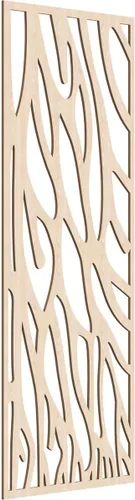 Miniatura 36 de 9 3/8"W x 24 3/8"H x 1/4"T Bristol Decorativos Paneles de Pared de Madera Calado, Cereza