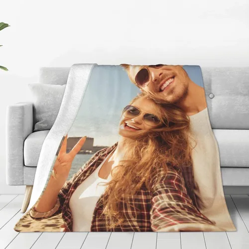 Miniatura 2 de Mantas personalizadas con fotos, manta personalizada con fotos, manta suave personalizada, regalos para el mejor papá de la historia, abuelo