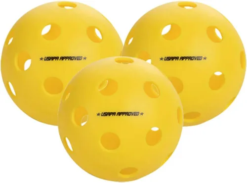 Las pelotas de pickleball de Onix Popular Fuse para interiores están listas para jugar inmediatamente fuera de la caja. Las pelotas ofrecen un