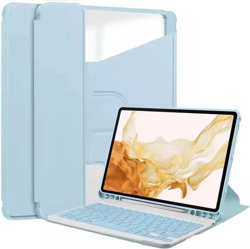 Miniatura 22 de kaidisen Funda con teclado giratorio 360º para Galaxy Tab S6 Lite de 10.4 pulgadas, soporte vertical magnético desmontable teclado delgado Folio