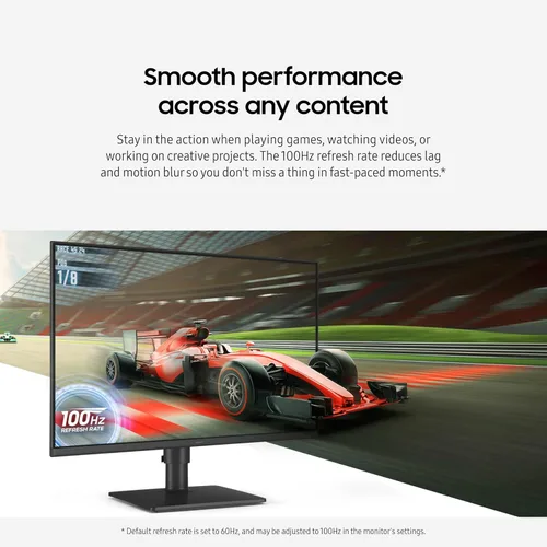 Miniatura 5 de Samsung Monitor de negocios sin bordes de 22 pulgadas (S40GD) con panel IPS, frecuencia de actualización de 100 Hz, modo de ahorro de ojos, diseño