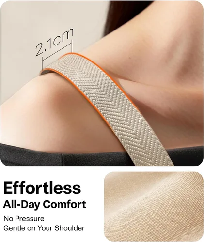 Miniatura 3 de TORRAS Freedom - Correa cruzada para teléfono, correa ajustable y ligera con 2 pestañas para iPhone 17 Pro, diseño ergonómico de hombro para todos