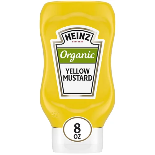 Heinz Mostaza amarilla orgánica (botella de 227 g)