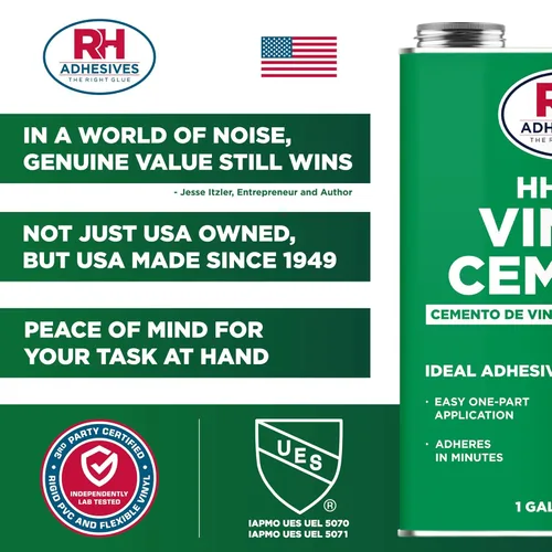 Miniatura 5 de HH-66 Cemento de Vinilo, 1 Galón - RH Adhesives