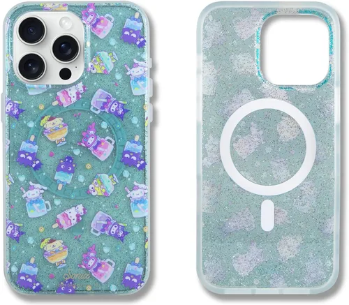 Miniatura 131 de Sonix x Sanrio - Funda para iPhone 15 Pro, compatible con MagSafe, probada en caídas de 10 pies, adivinador Kuromi
