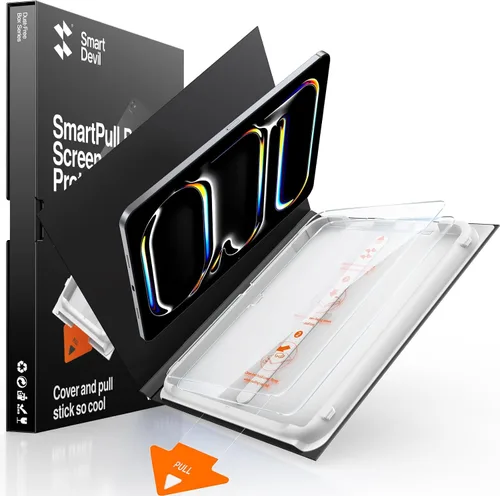 Miniatura 11 de SMARTDEVIL Protector de pantalla para iPad Air 5ª/4ª de 10.9 pulgadas (2022/2020), iPad Pro de 11 pulgadas (2022/2021/2020/2018) con marco de fácil