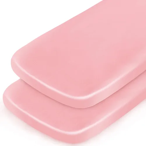Miniatura 8 de Sábanas de moisés para bebé niña 1 unidad, sábana de satén para moisés, sábana ajustada suave para moisés con sensación de seda para cabello