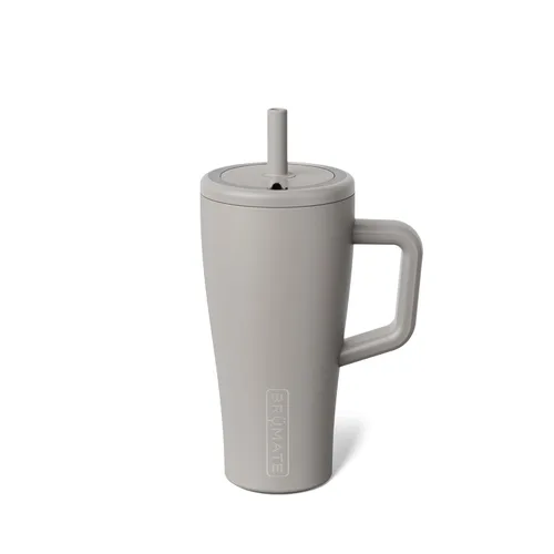 Miniatura 14 de BrüMate Era Vaso térmico con asa y pajilla, 40 onzas, 100% a prueba de fugas, con tapa, hecho de acero inoxidable, base apta para portavasos, moca