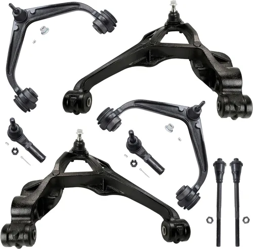 Miniatura 30 de Detroit Axle - Kit de brazos de control de extremo delantero de 8 piezas para Dodge Dakota 00-04, Durango 00-03, 4 brazos de control superior e