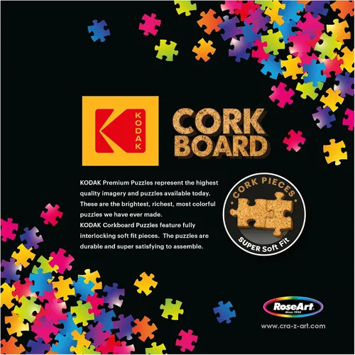 Miniatura 5 de RoseArt - Kodak Premium Cork - Café - Rompecabezas de 1000 piezas para adultos