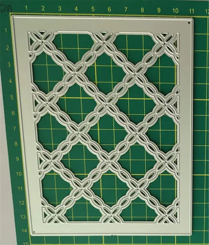Miniatura 4 de Plantillas de corte con marco de fondo 3D, plantillas metálicas para álbumes de recortes, herramientas de manualidades DIY, plantilla de repujado
