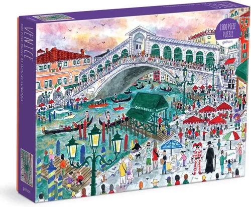 Miniatura 6 de Galison Costa de Italia – Rompecabezas de 1000 piezas Michael Storrings con hermosa obra de arte de la playa de verano de Positano, Italia