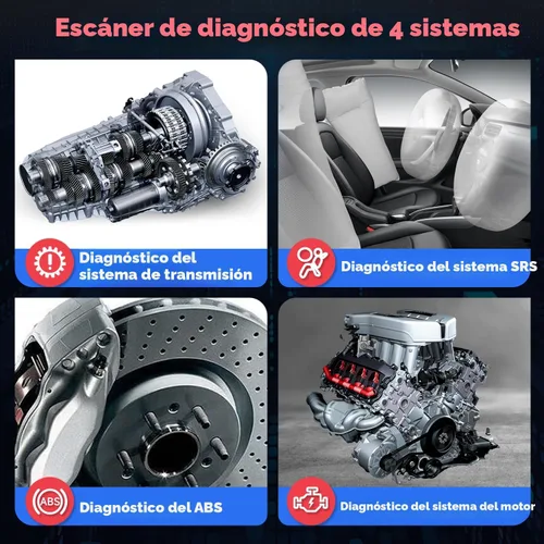 Miniatura 2 de FOXWELL Herramienta de diagnóstico del escáner OBD2 NT604, ABS/SRS/transmisión/comprobación del lector de código del motor para automóviles